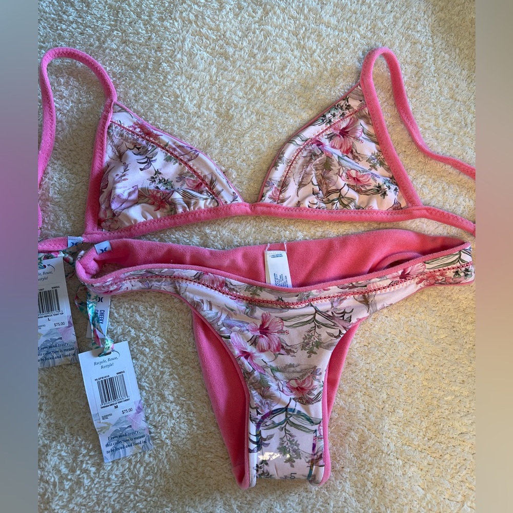 Love shack Fancy x Hurley reversible swimsuit